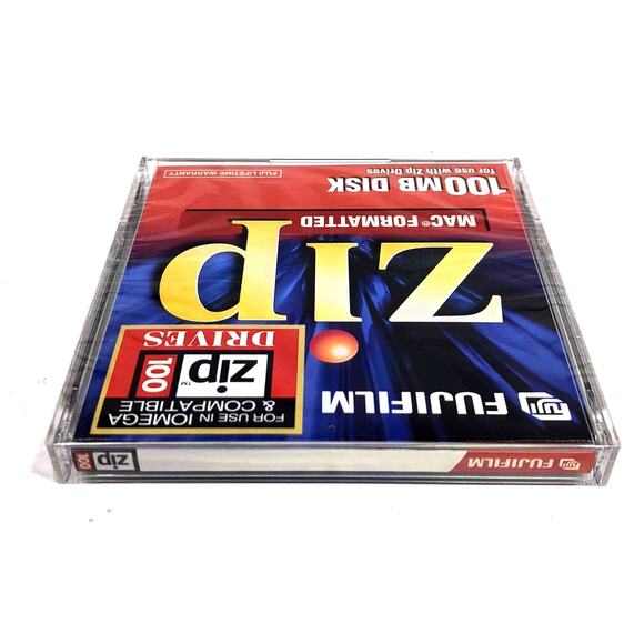 NEW Fuji Film Zip Disk - New MAC Formatted. 100mb, Factory Sealed - Picture 3 of 3